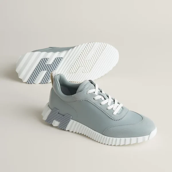 Bouncing Sneaker Silver Color Hermes Shoes