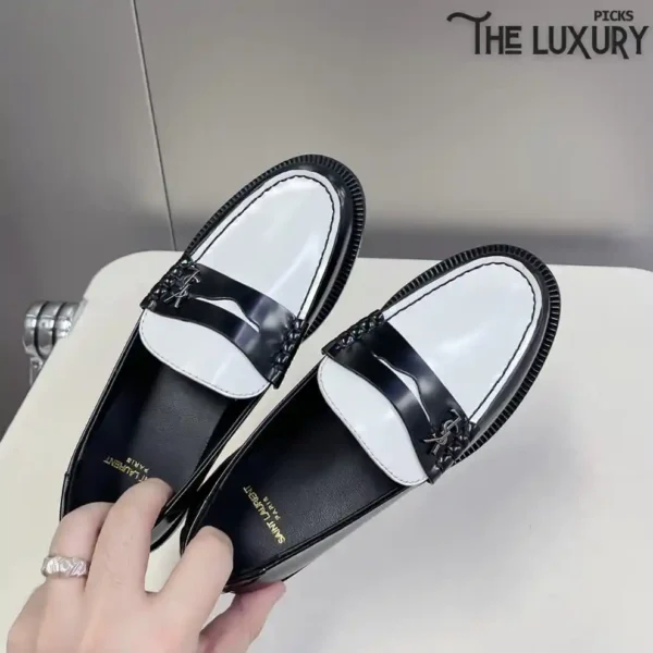 YSL Le Loafer Patent Leather Loafers for Womens