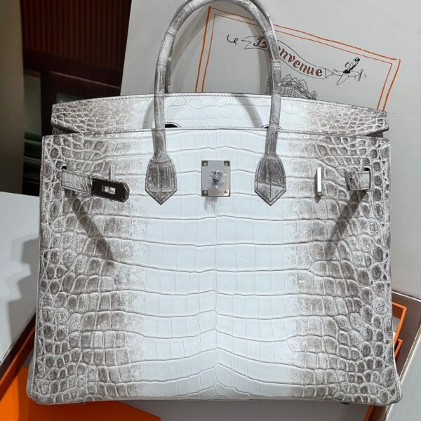 Himalayan crocodile leather handbag